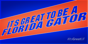 It's great to be a Florida Gator